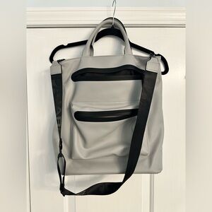 Pajar Light Gray Backpack with Black Straps